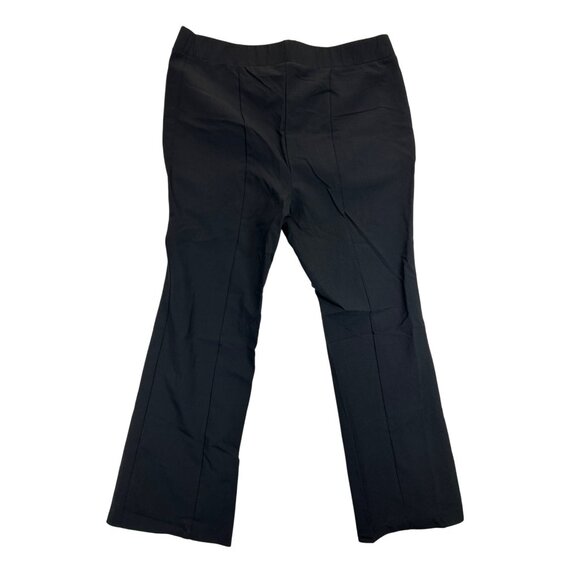 Lane Bryant Pants Womens 18 Black Stretch Zipper Pockets - Picture 2 of 7
